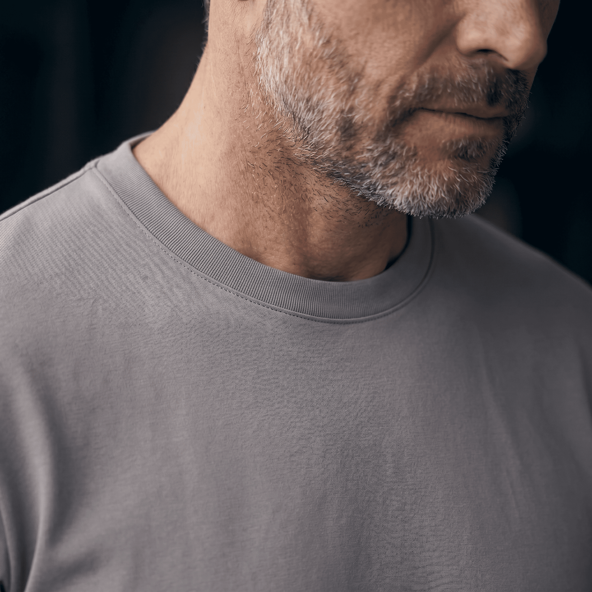 Camiseta 25D657-1 Gris Oscuro Para Hombre