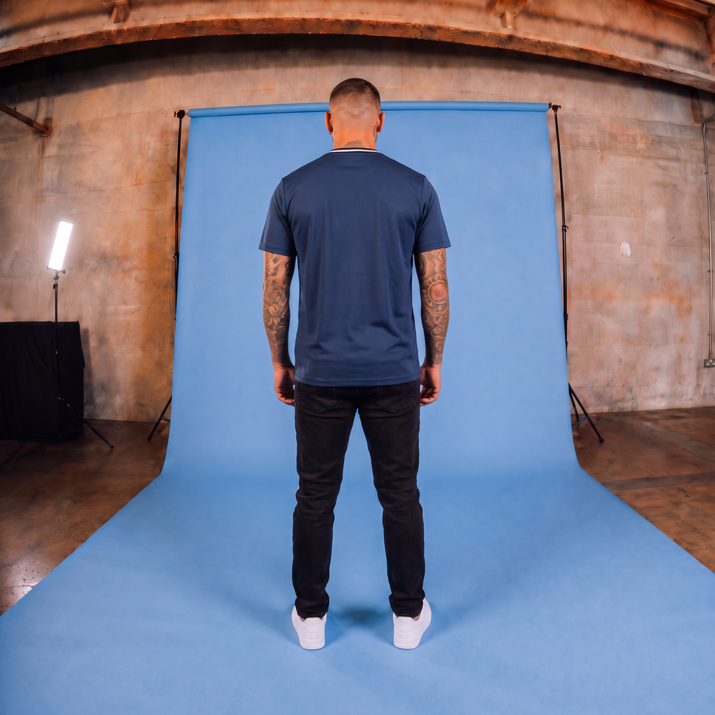 Camiseta 786498 Basica Azul para hombre
