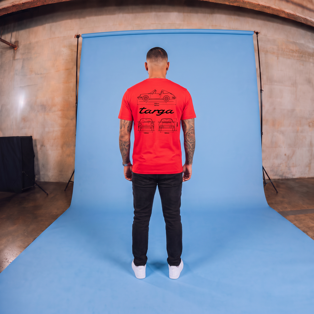 Camiseta 921048 Estampada Rojo para hombre