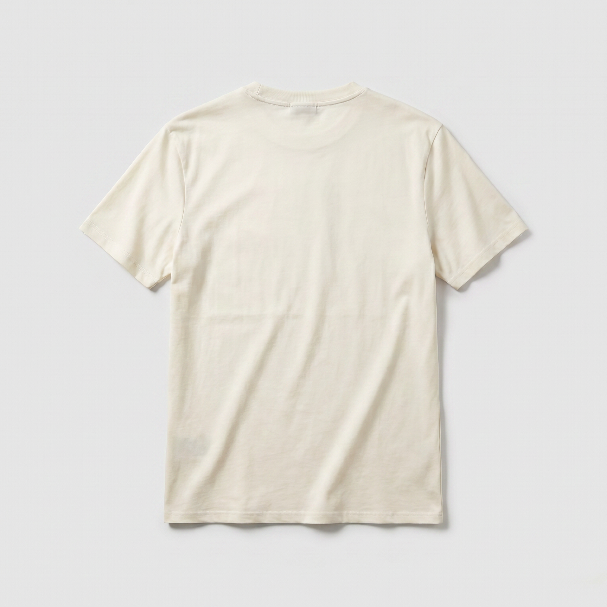 Camiseta 786758 Básica Crema Para Hombre