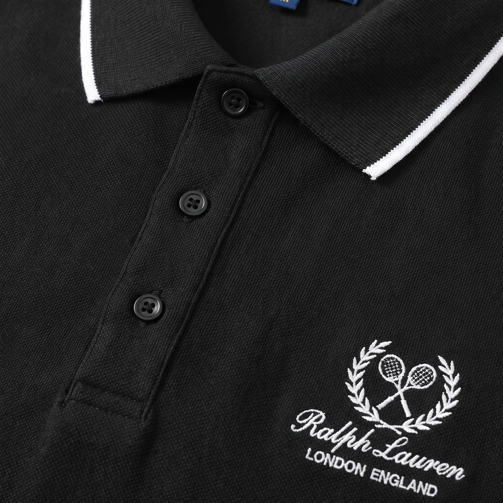 Camiseta 778142 Tipo Polo Negra para hombre