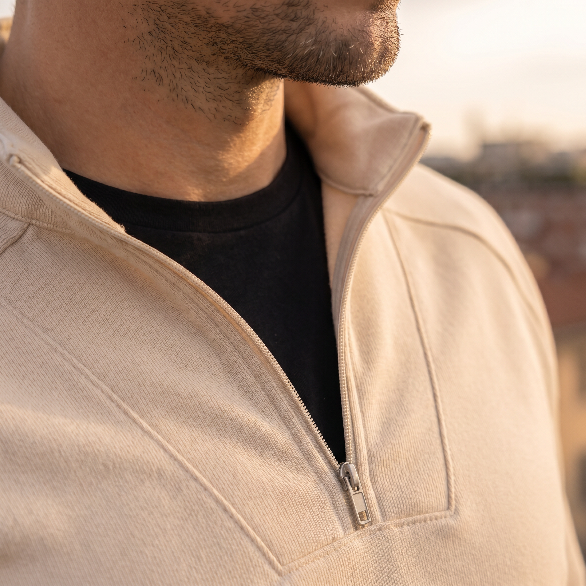Chaqueta Blanco/crema Para Hombre Ref. 61219