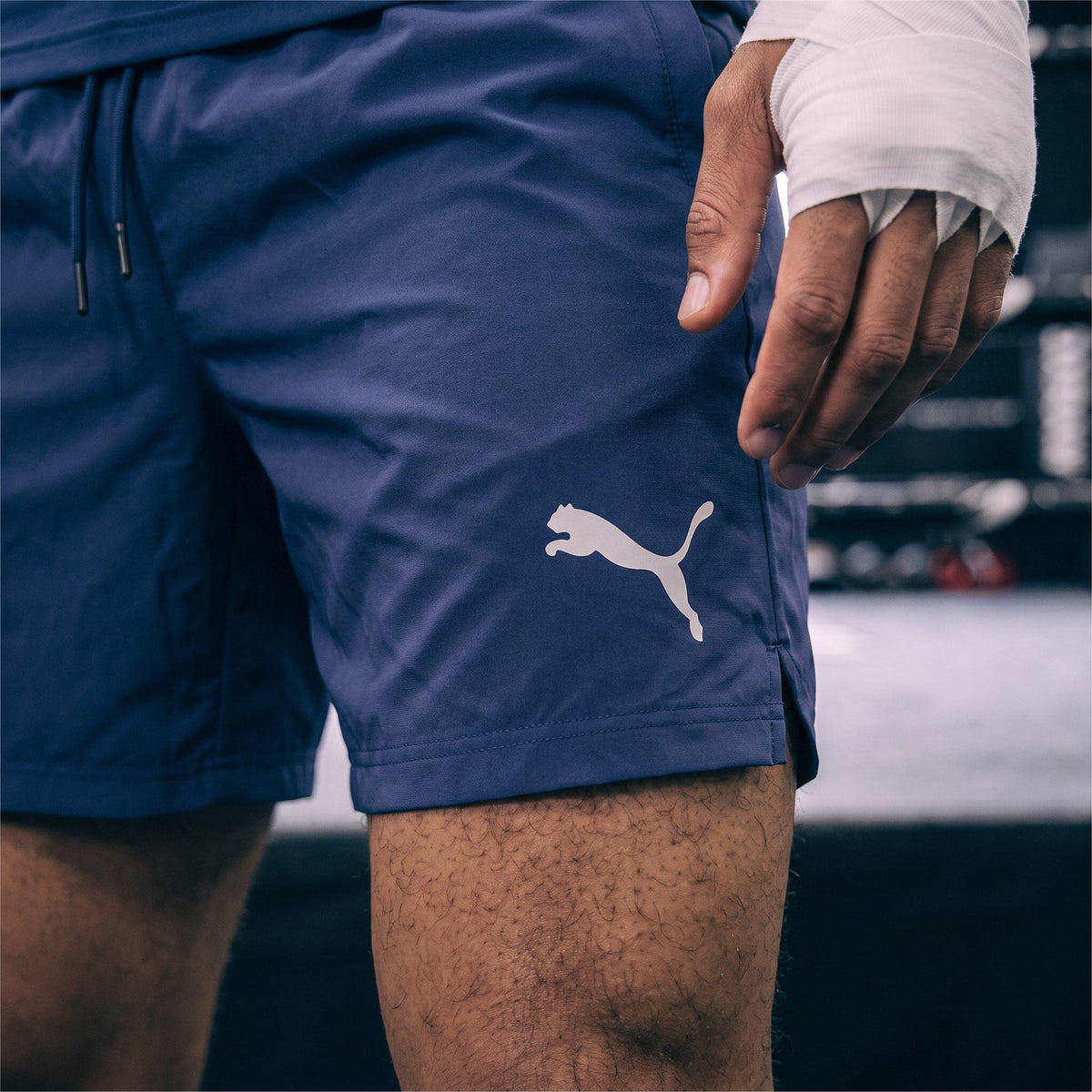 Pantaloneta Deportiva Azul Oscuro Para Hombre Ref. PAN35