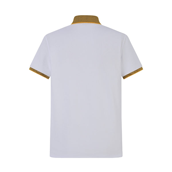 Camiseta 22336# Tipo Polo Blanca Para hombre