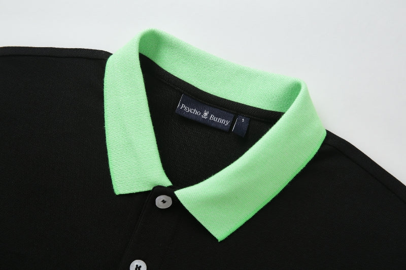 Camiseta 22336# Tipo Polo Negra Para hombre