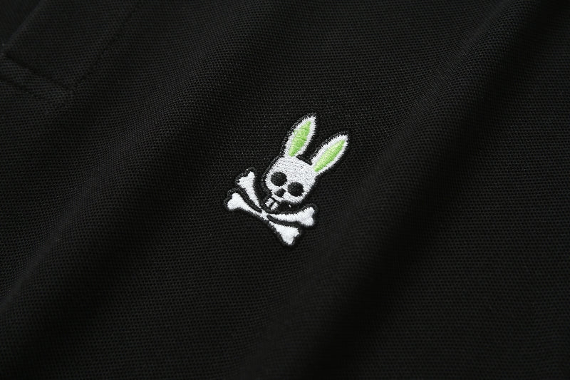 Camiseta 22336# Tipo Polo Negra Para hombre