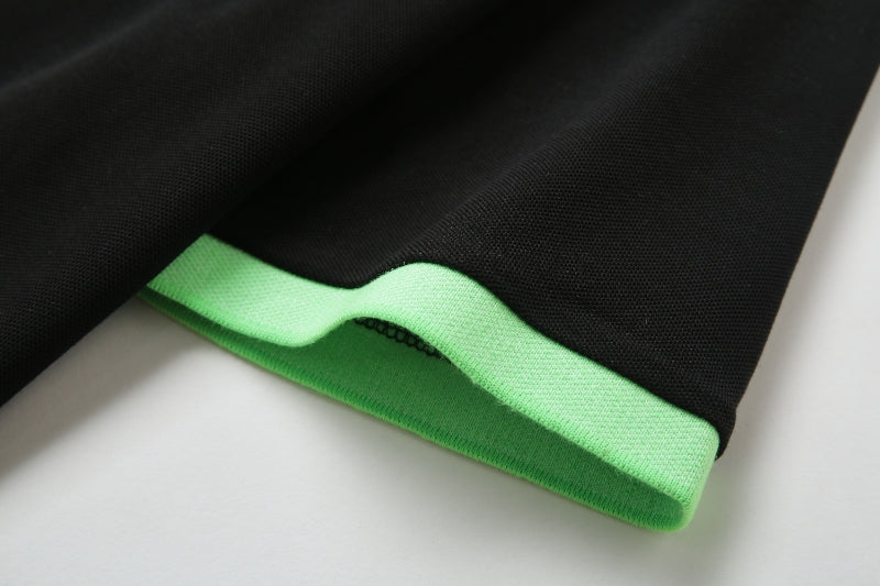 Camiseta 22336# Tipo Polo Negra Para hombre