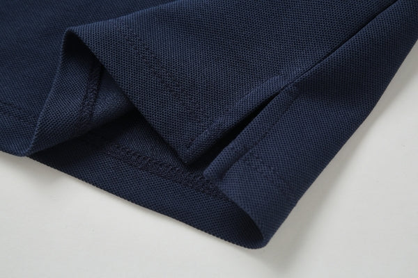 Camiseta 22336# Tipo Polo Azul Oscuro Para Hombre