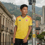 Camiseta ADS Colombia Amarilla Para Niños