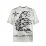 Camiseta 881203 Oversize Blanca Pickling Para Hombre