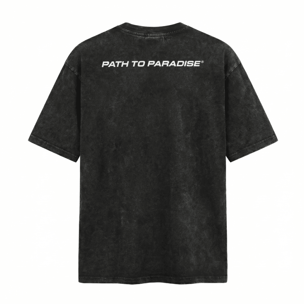 Camiseta 881203 Oversize Negra Pickling Para Hombre