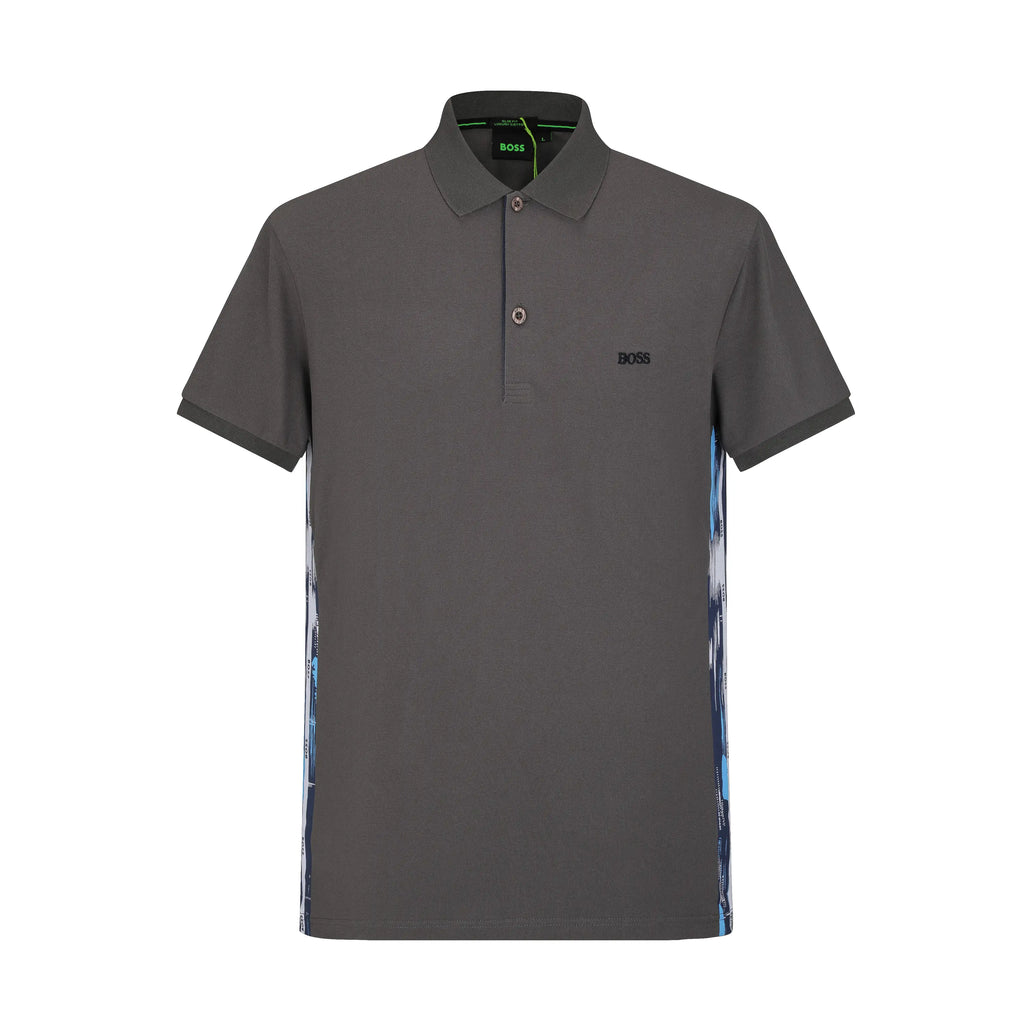 Camiseta 93011 Tipo Polo Gris Para Hombre