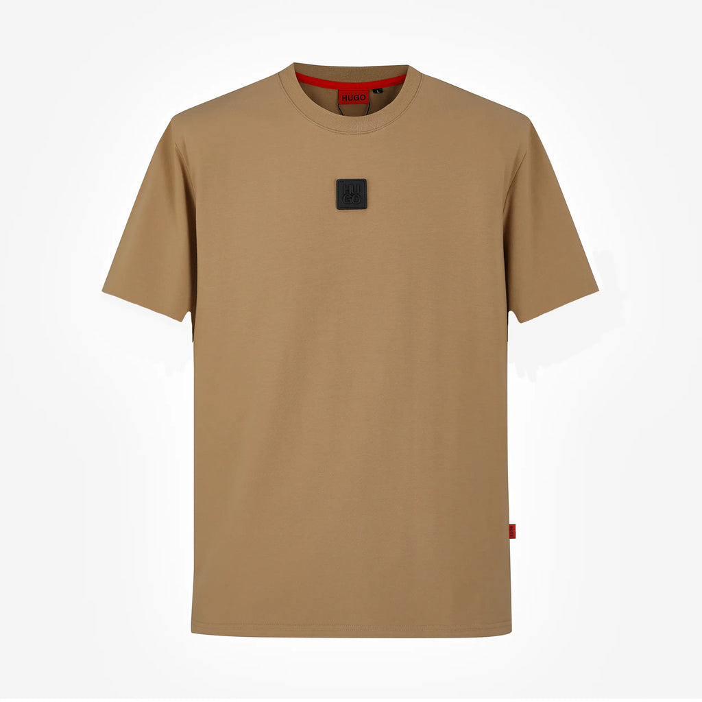 Camiseta B66002 Estampada Khaki Para Hombre