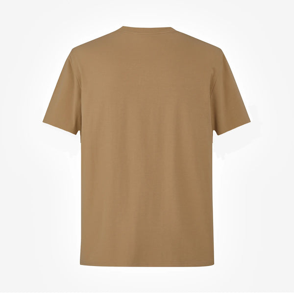 Camiseta B66002 Estampada Khaki Para Hombre