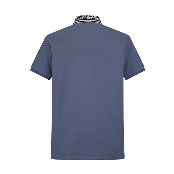 Camiseta 58185 Tipo Polo Azul Para Hombre