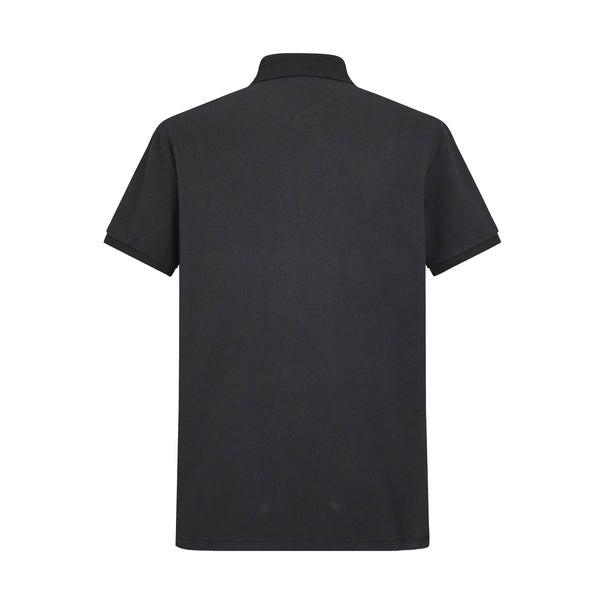 Camiseta 58186 Tipo Polo Gris Oscuro Para Hombre