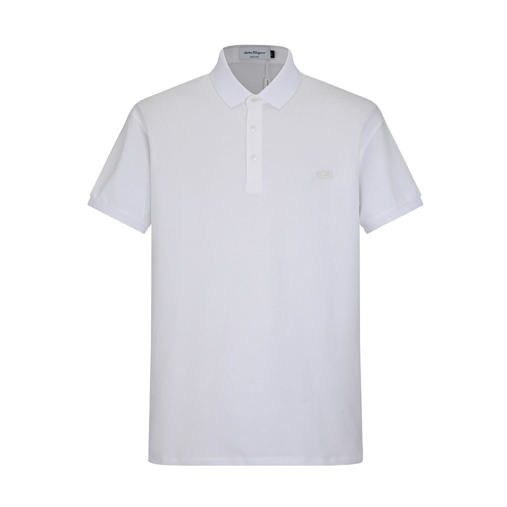 Camiseta 58203 Tipo Polo Blanca Para Hombre