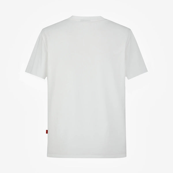 Camiseta 36006 Estampada Blanca Para Hombre