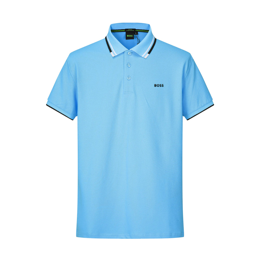 Camiseta 58132 Tipo Polo Azul Para hombre