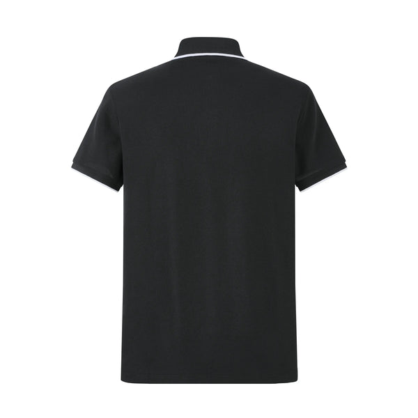 Camiseta 22343 Tipo Polo Negra Para hombre