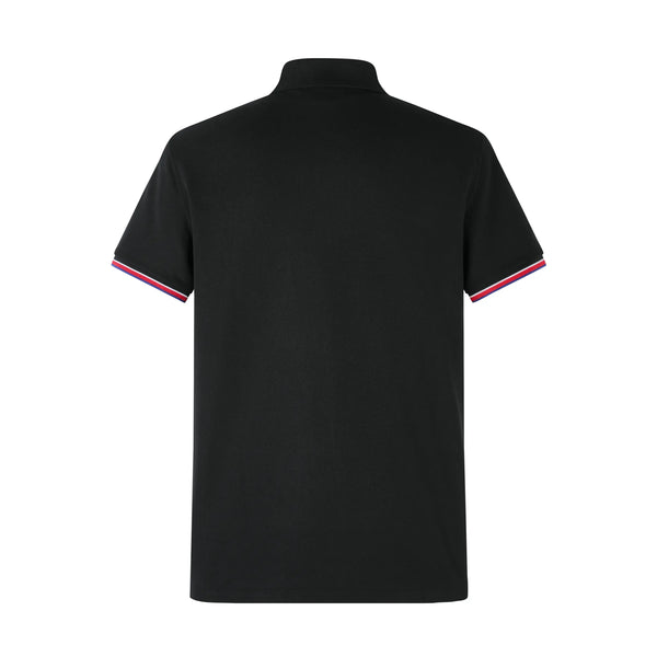 Camiseta 13602 Tipo Polo Negro Para hombre