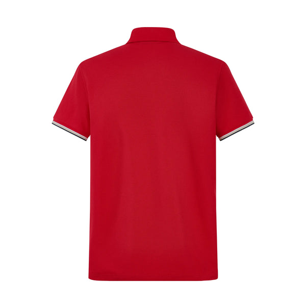 Camiseta 13602 Tipo Polo Rojo Para hombre