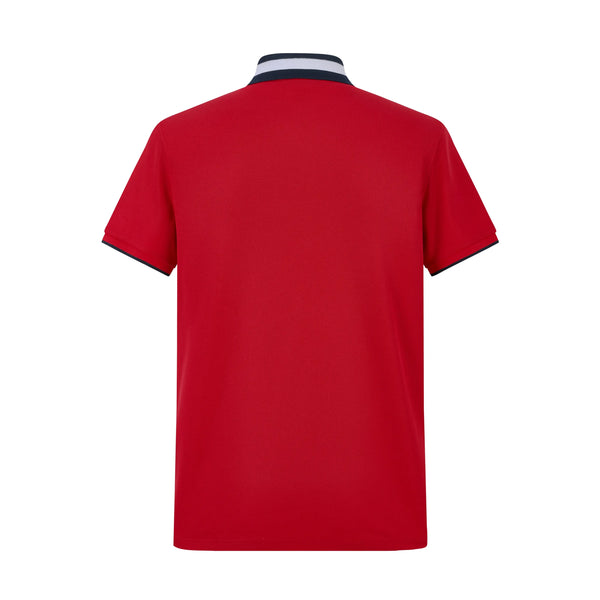 Camiseta 13610 Tipo Polo Rojo Para hombre