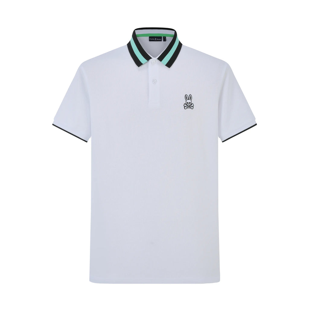 Camiseta 13610 Tipo Polo Blanco Para hombre