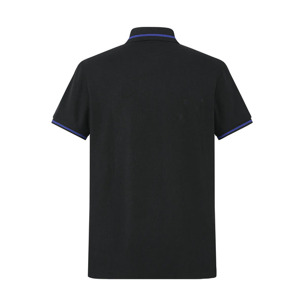 Camiseta 22345 Tipo Polo Negro Para hombre