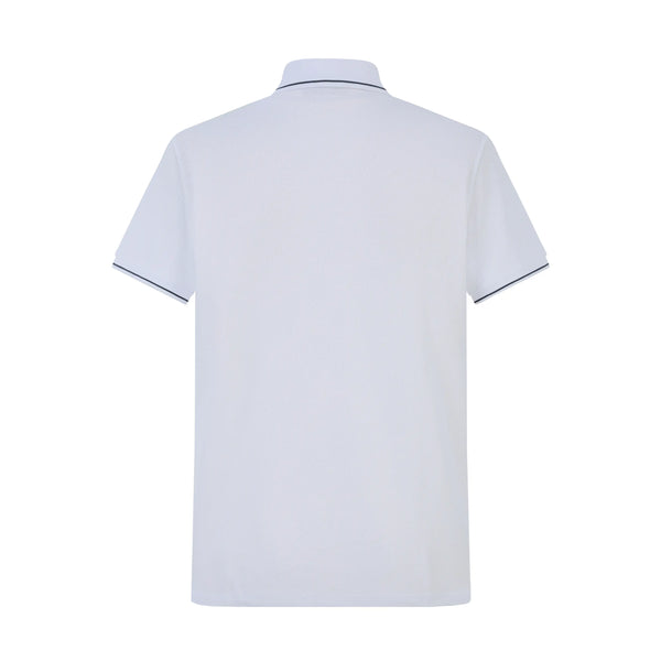 Camiseta 13609 Tipo Polo Blanco Para hombre