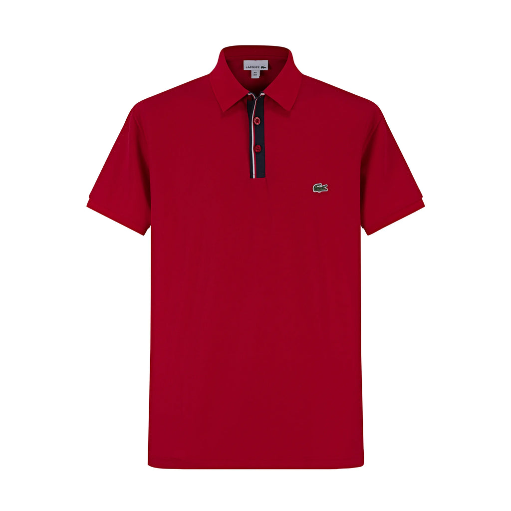 Camiseta 1144-8 Tipo Polo Roja Para hombre