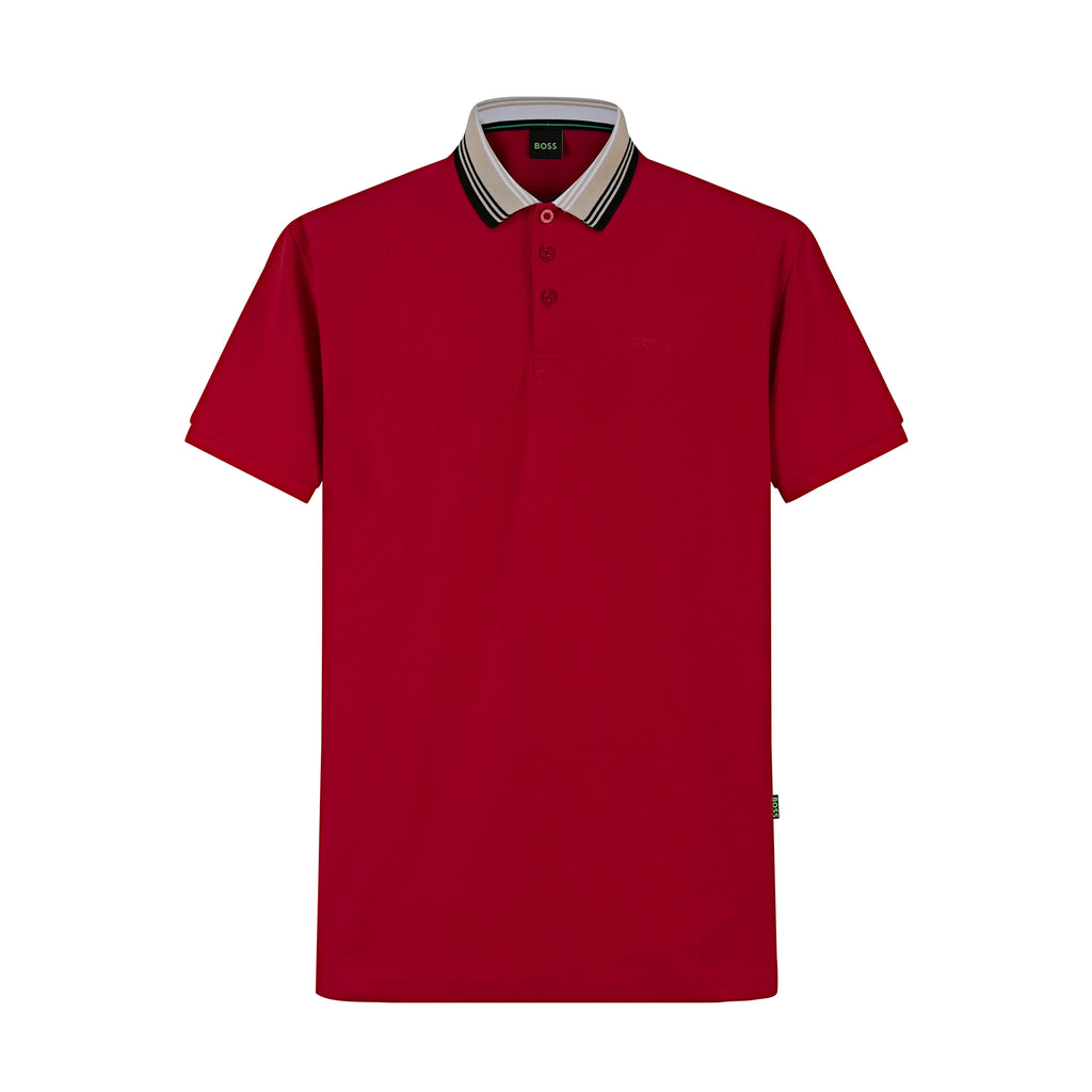 Camiseta 333-8 Tipo Polo Rojo Para hombre