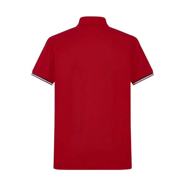 Camiseta T360-8 Tipo Polo Rojo Para hombre