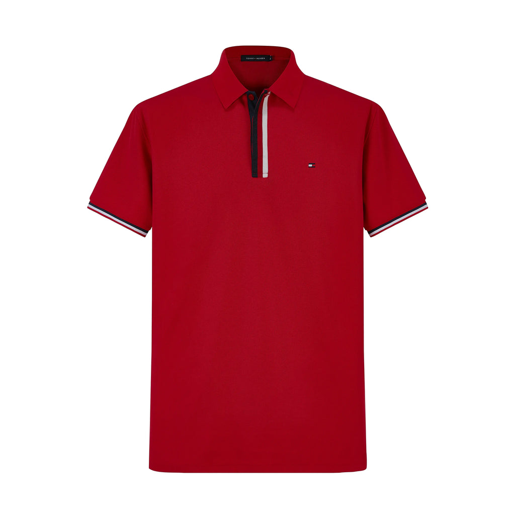 Camiseta T360-8 Tipo Polo Rojo Para hombre