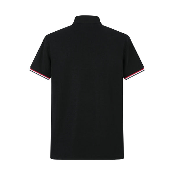 Camiseta T360-8 Tipo Polo Negro Para hombre