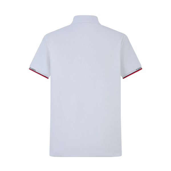 Camiseta T364-8 Tipo Polo Blanca Para hombre