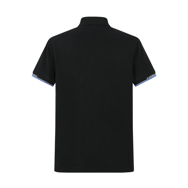 Camiseta T364-8 Tipo Polo Negra Para hombre