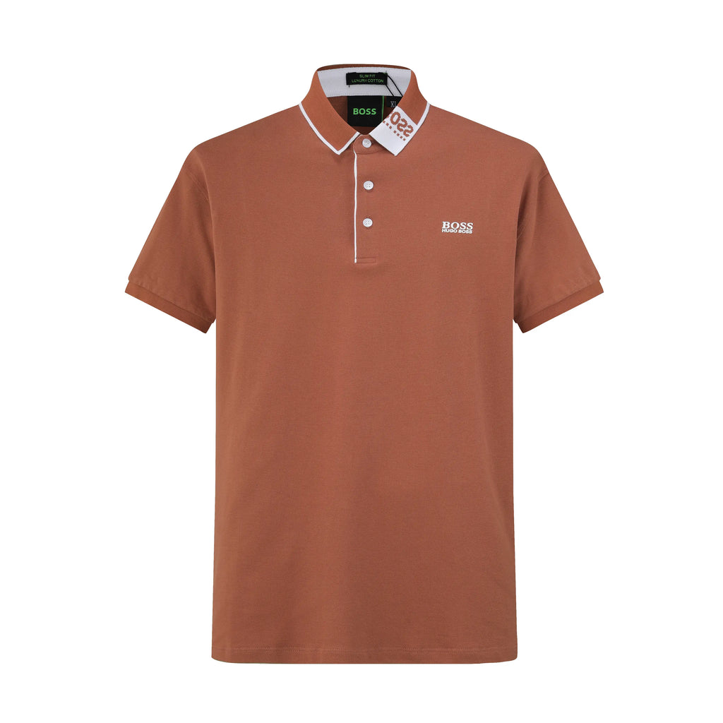 Camiseta 38174 Tipo Polo Brown Para Hombre