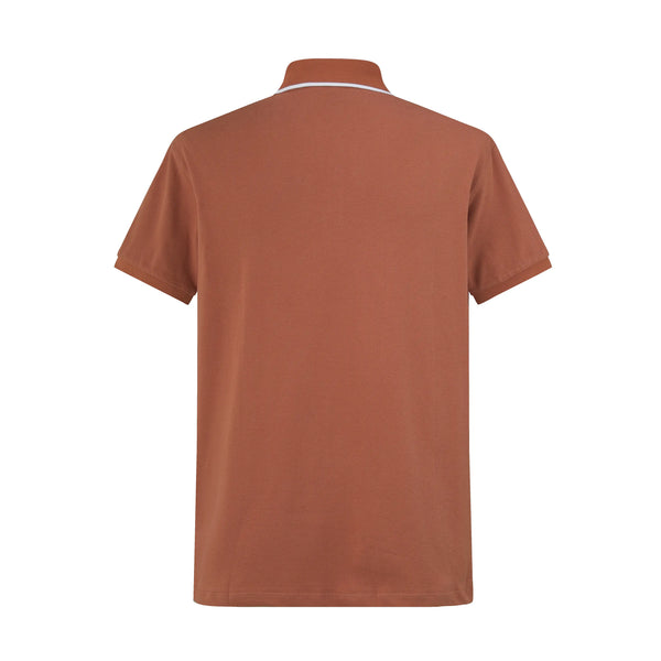 Camiseta 38174 Tipo Polo Brown Para Hombre