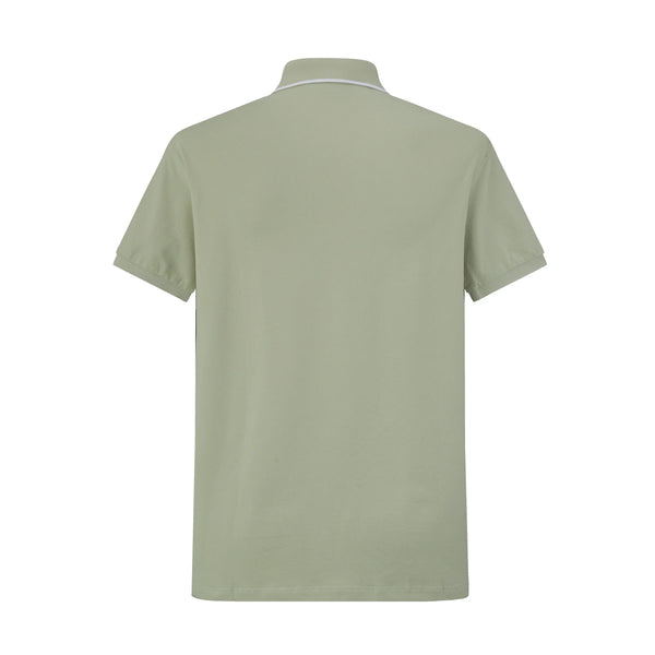 Camiseta 38174 Tipo Polo Verde Grisáceo Para hombre