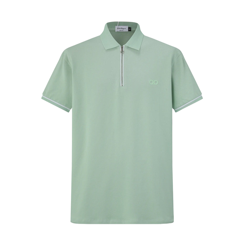 Camiseta 58202  Tipo Polo Verde Claro Para Hombre