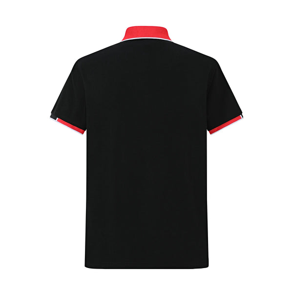 Camiseta 22334 Tipo Polo Negra Para hombre