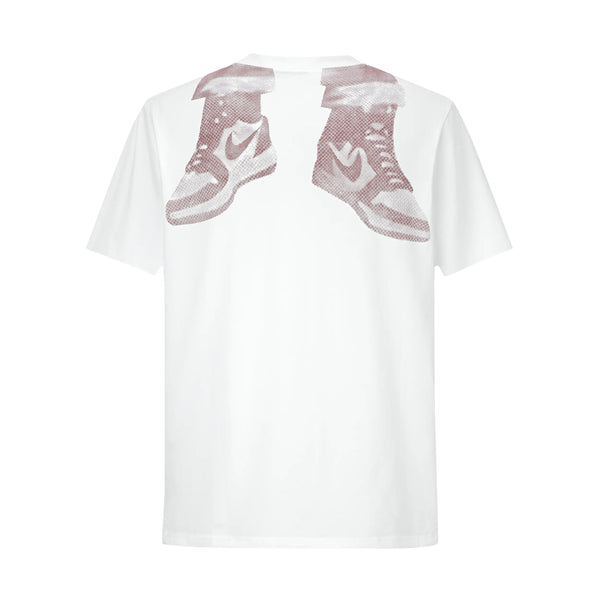 Camiseta 36037 Estampada Blanca Para Hombre