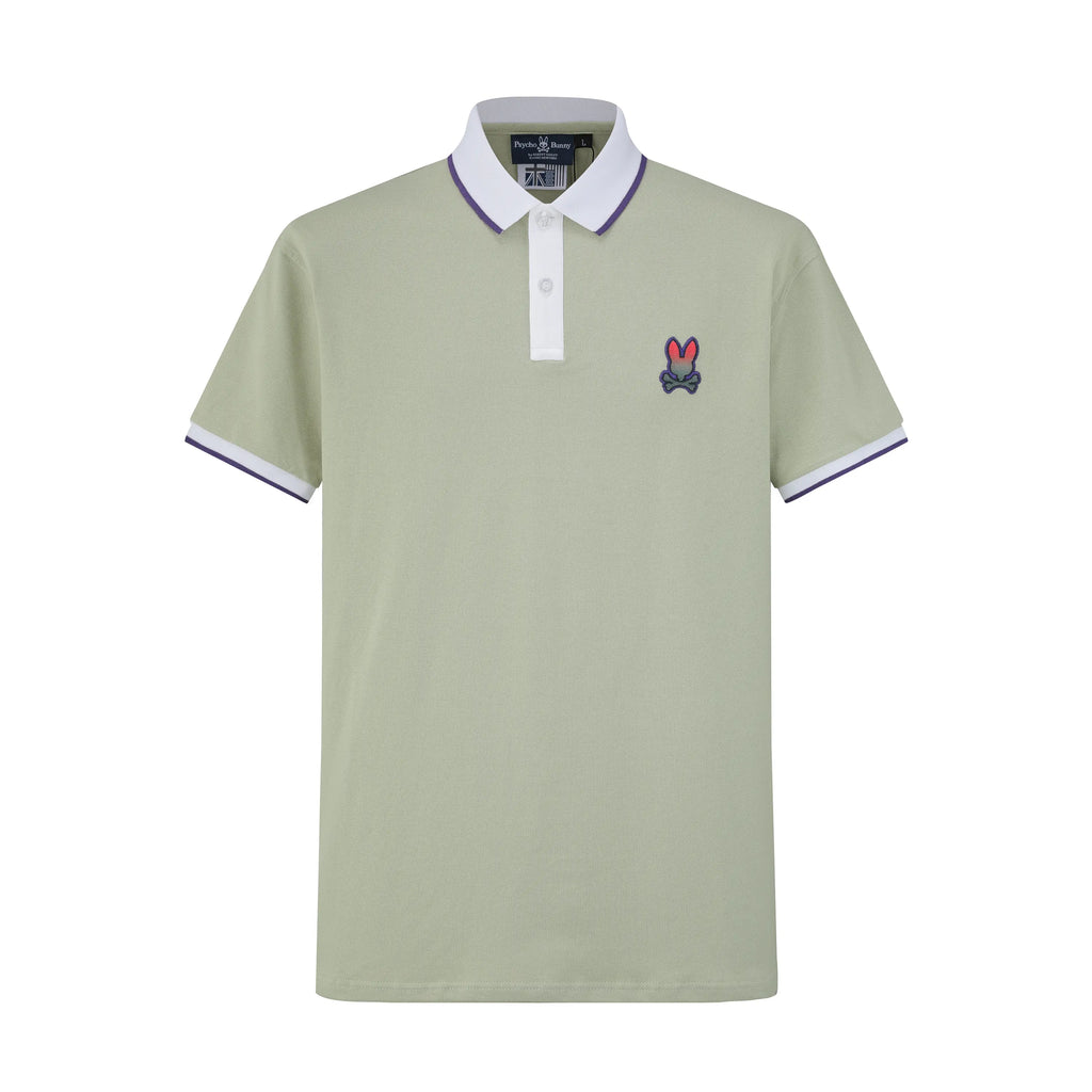 Camiseta 786001 Tipo Polo Verde Claro Para Hombre