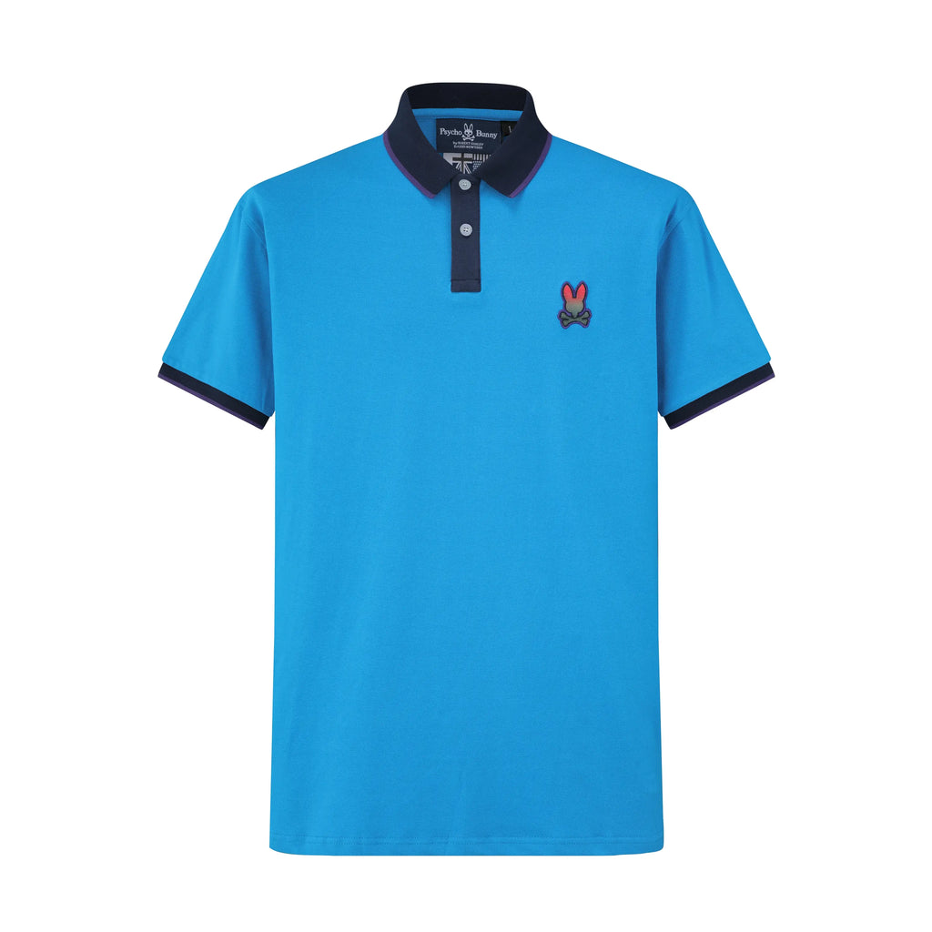 Camiseta 786001 Tipo Polo Azul Para Hombre