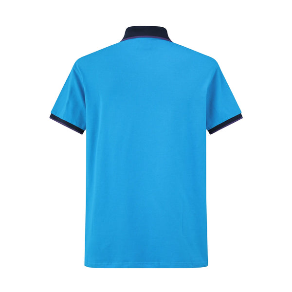 Camiseta 786001 Tipo Polo Azul Para Hombre