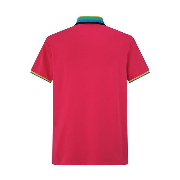 Camiseta 38088 Tipo Polo Fucsia Para Hombre