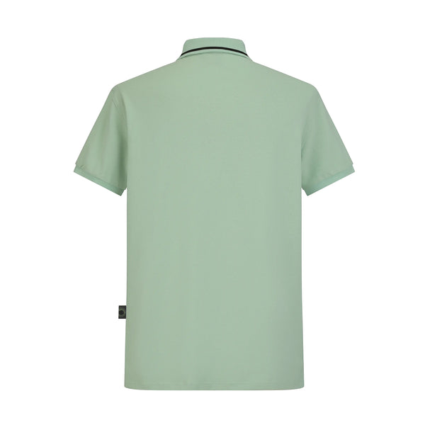 Camiseta 58170 Tipo Polo Verde Claro Para Hombre