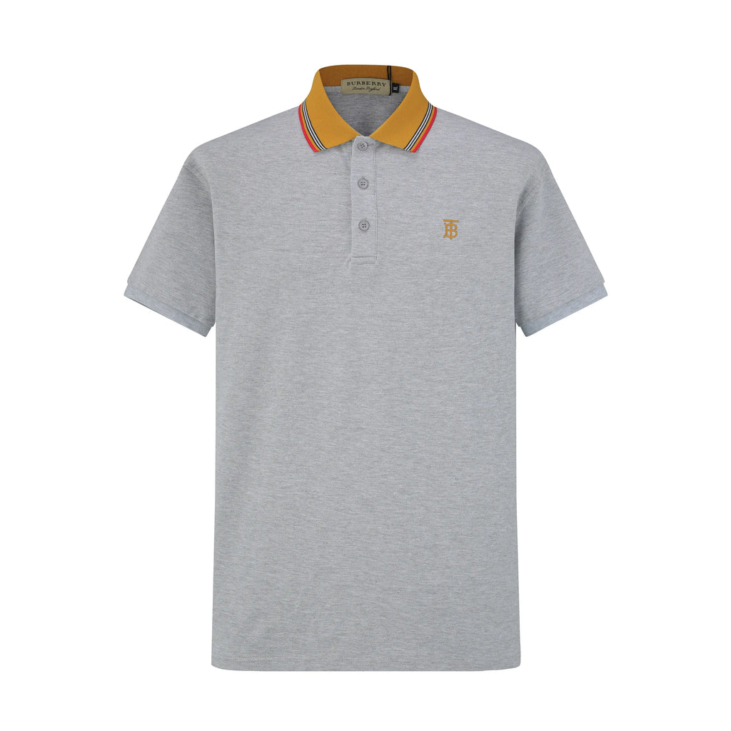 Camiseta 58208 Tipo Polo Gris Para Hombre