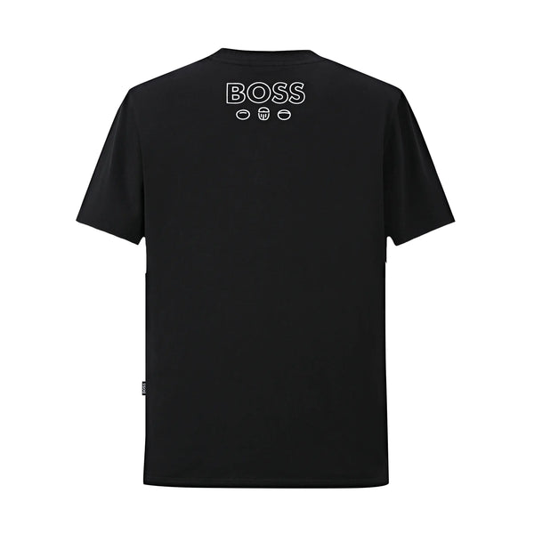 Camiseta 36034 Estampada Negra Para Hombre